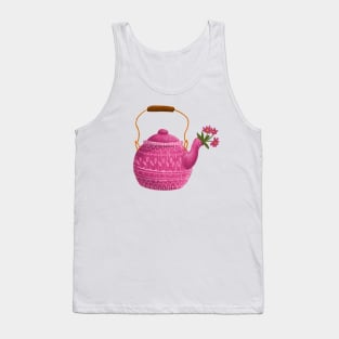 Flower Tea Pot Tank Top